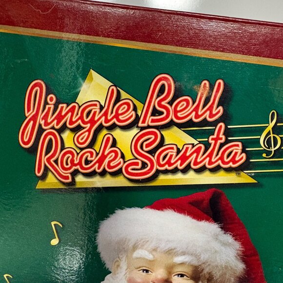 Jingle Bell Rock Santa Sings Dances Christmas Decoration 1998 VTG Tested Works - Picture 7 of 8
